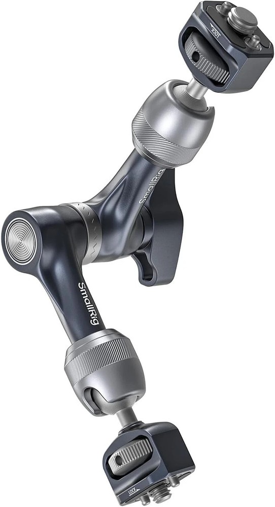 Compact 7" Rosette Articulating Arm for Cameras and Monitors with Stability