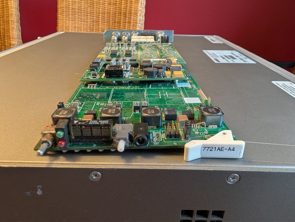 Evertz 7721AE-A4-HD Analog Audio Embedder card