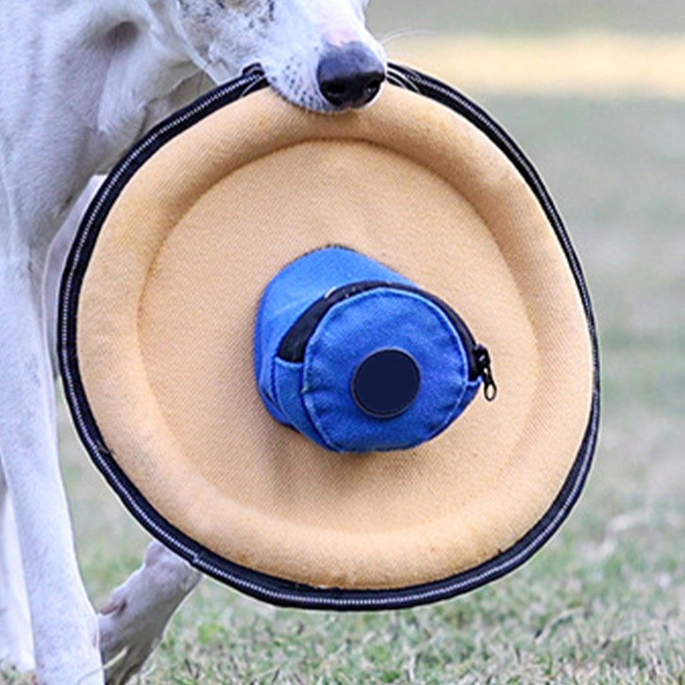 Flying Disc, Interactive Flyer Toy, Feedable Lightweight Catch and Fetch Toy