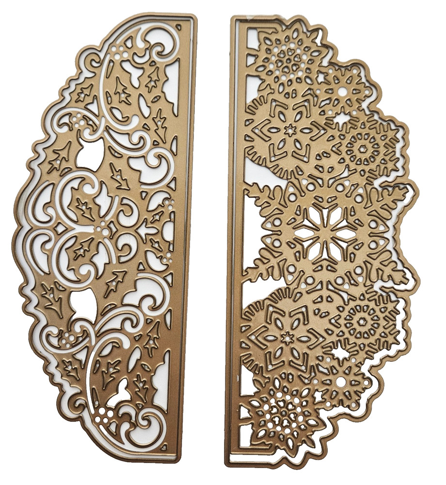 Anna Griffin Radial Holiday Border Dies