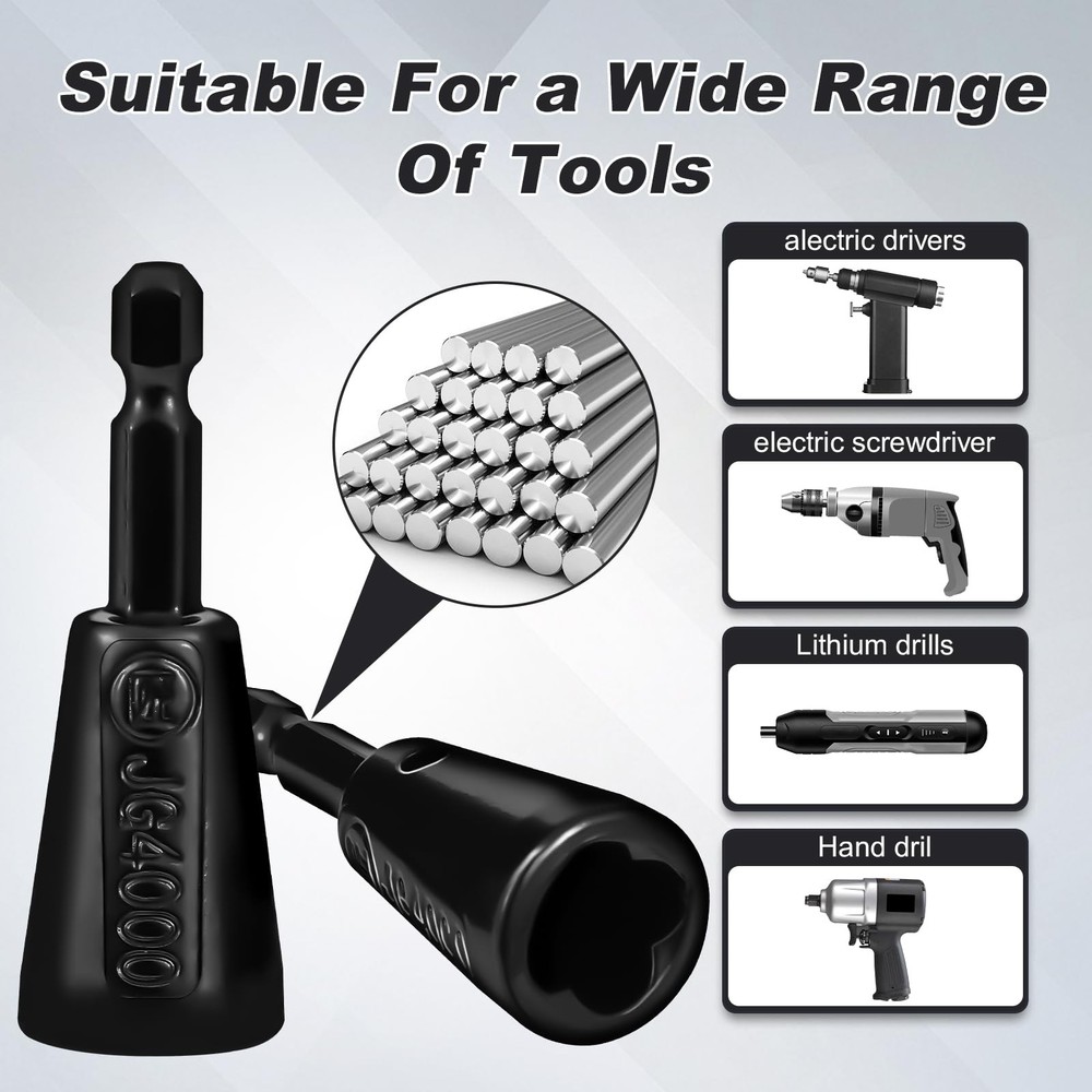 4 Pcs Multifunctional Wire Twister Tool for Drill, Lightweight Wire Nut Twist...