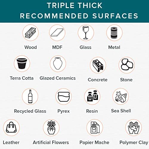 DecoArt Triple Thick Gloss Glaze - Jar, 8fl Assorted Colors , Sizes , Styles