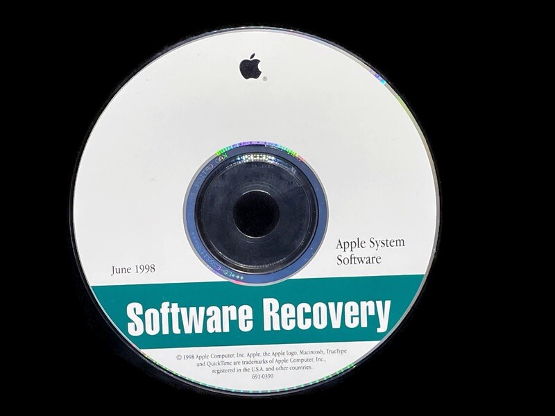 RARE Vintage Macintosh Service Source CD June 1998 System Software Restore