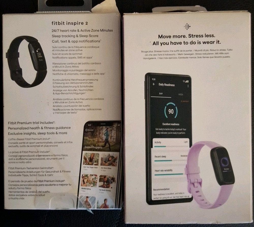 Fitbit Inspire 2/3 Bundle Fitness Tracker