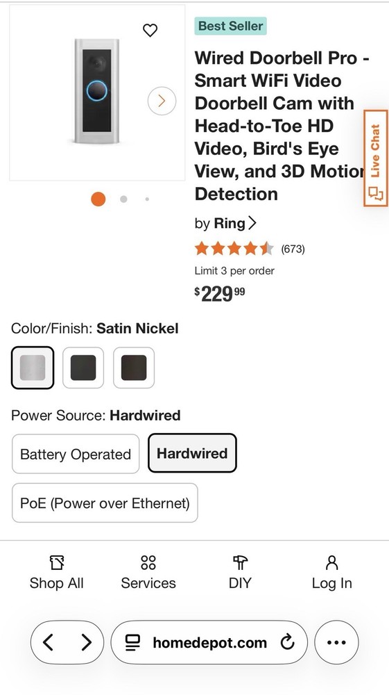 Ring Doorbell Pro 2 Wired