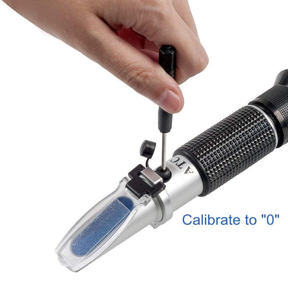 Brix Refractometer with ATC - Digital Handheld Refractometer for Beer Wine Br...