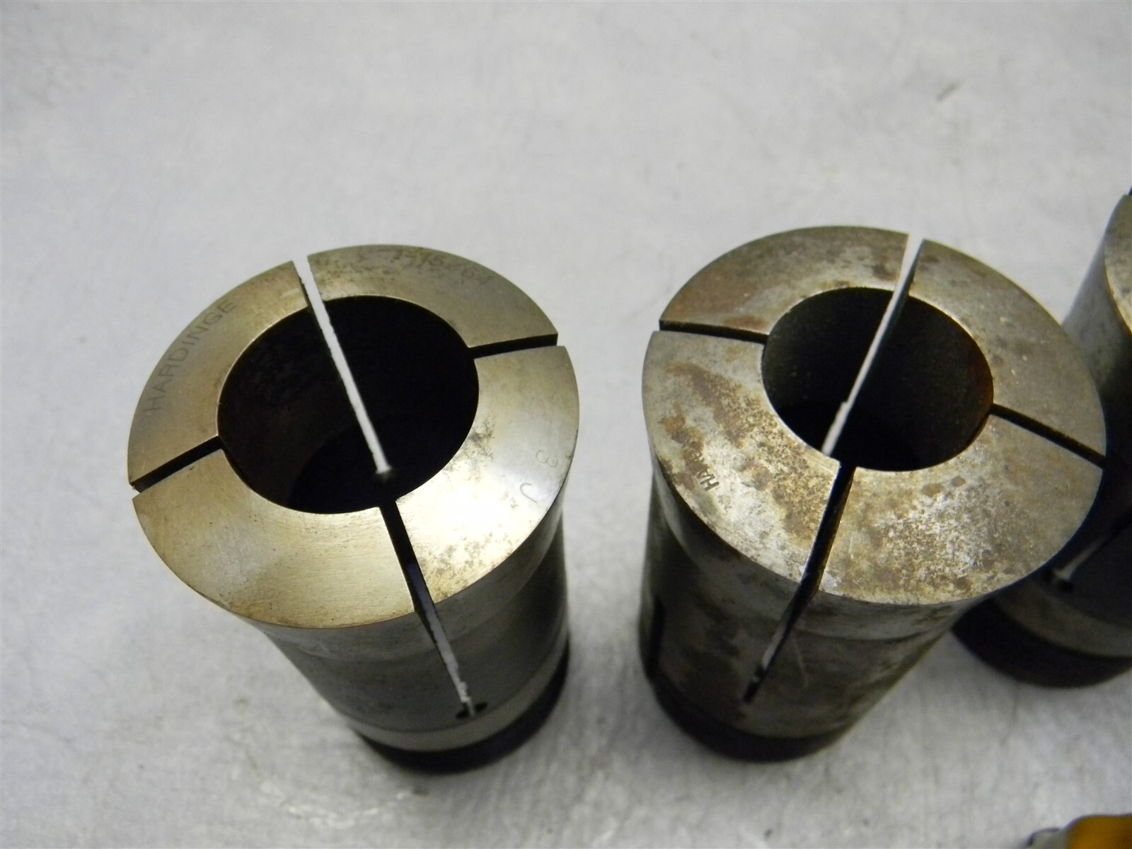 Hardinge 3J Collets 63/64" to 1-15/16" Round Smooth Mixed Lot of 5