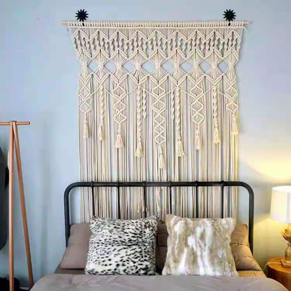 Handcrafted Macrame Door Curtain ?C Elegant Boho Home Decor Backdrop