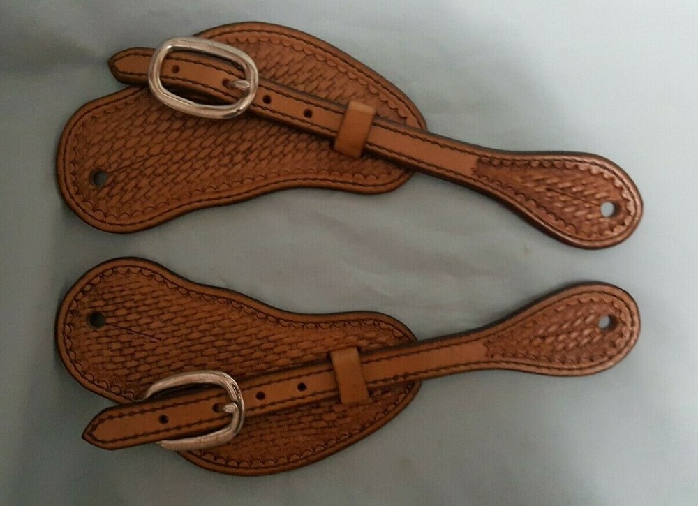 Leather Spur Straps  (#SPRSTP-07)