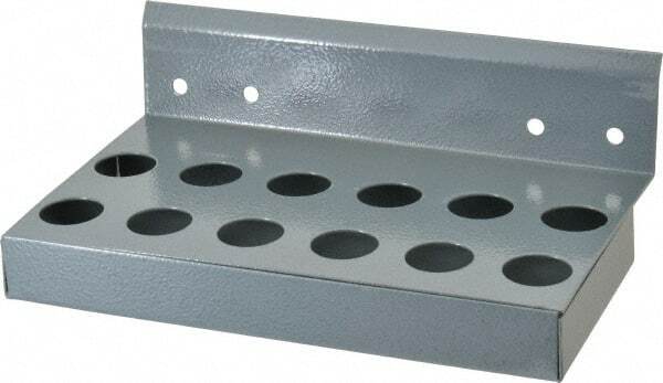 R8 12 SLOT COLLET RACK & TOOL TRAY FOR BRIDGEPORT HIGH PRECISION R8 COLLETS