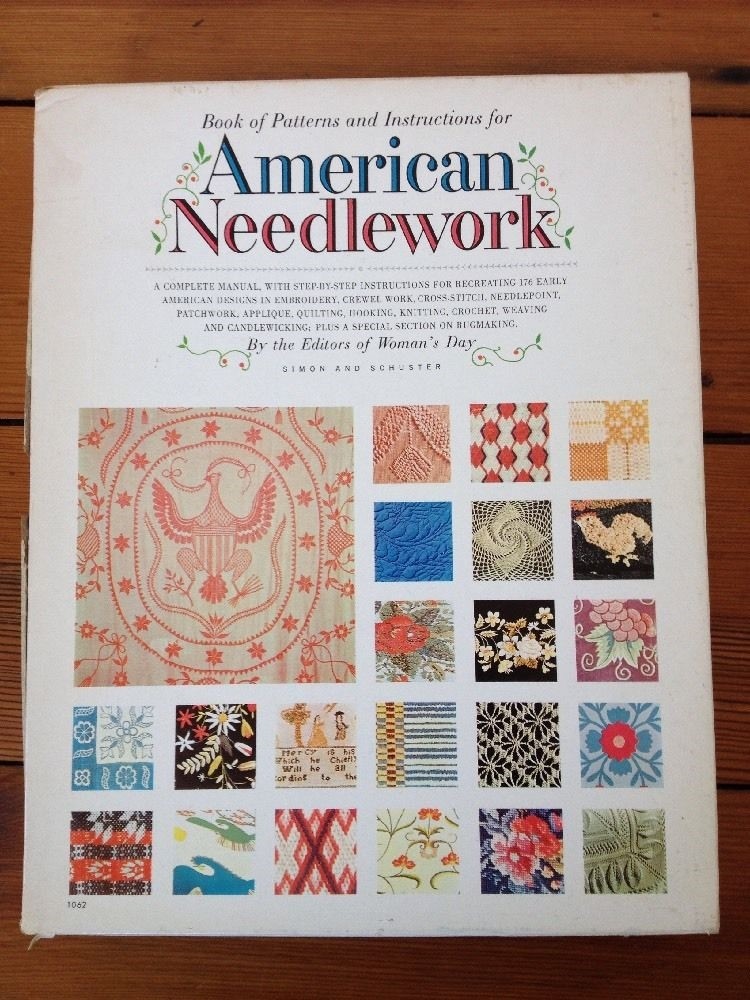 Vintage 1962 Women's Day American Needlework Patterns Instructions Box Book