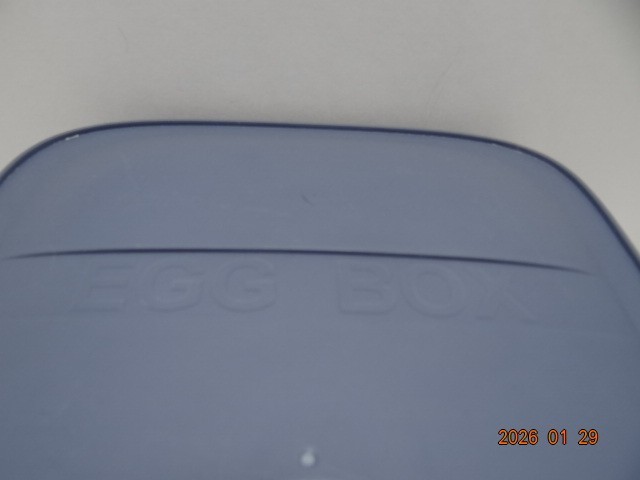 Egg Storage Box Blue And Yellow Holds 18-20 Eggs Stackable Egg Box