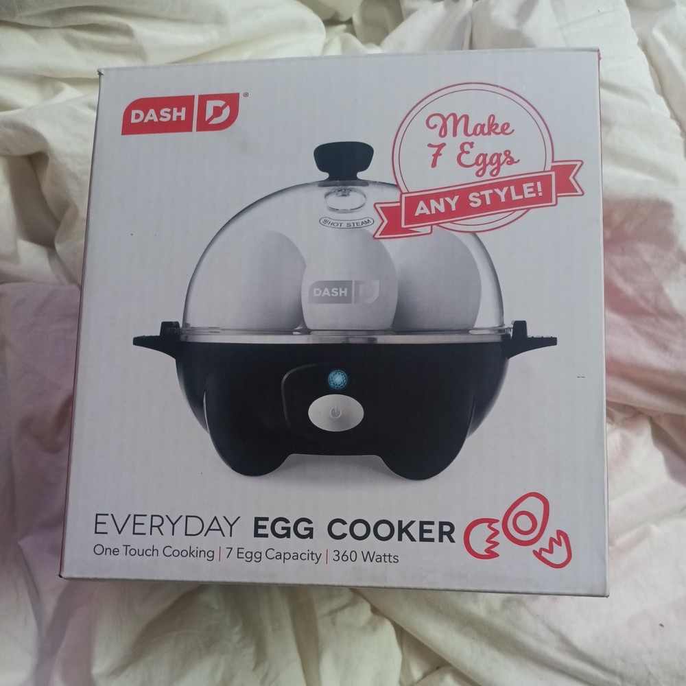 Dash Rapid Egg Cooker - 7 Egg Capacity Hard Boiled, Poached, Omelettes