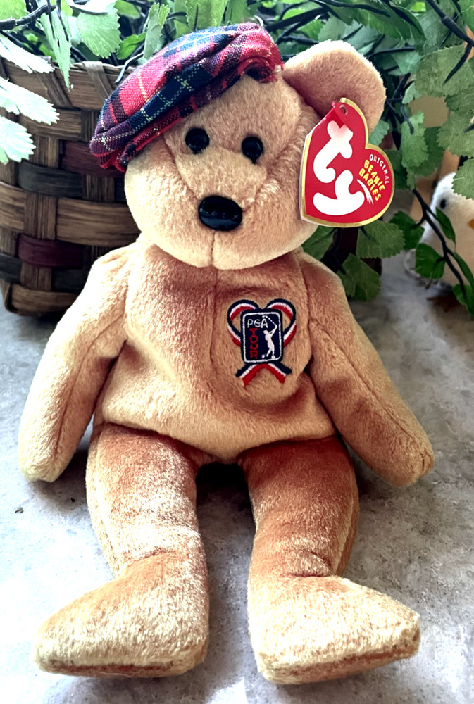 TY BEANIE BABIES  - CHARI TEE - PGA GOLF