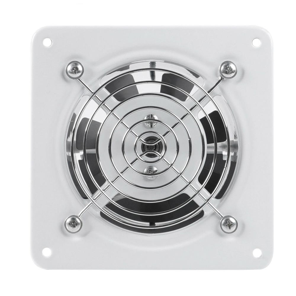 4" Window Exhaust Wall Mounted Ventilation Extractor Fans with Backdraft Damper