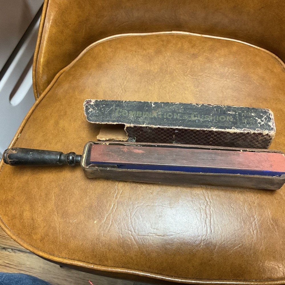 Vintage Combination Razor Strop. With Box