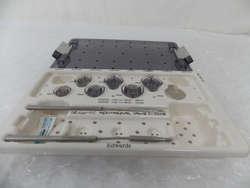 Edwards Life Sciences Aortic Sizers Tray Ref 1161 (60)