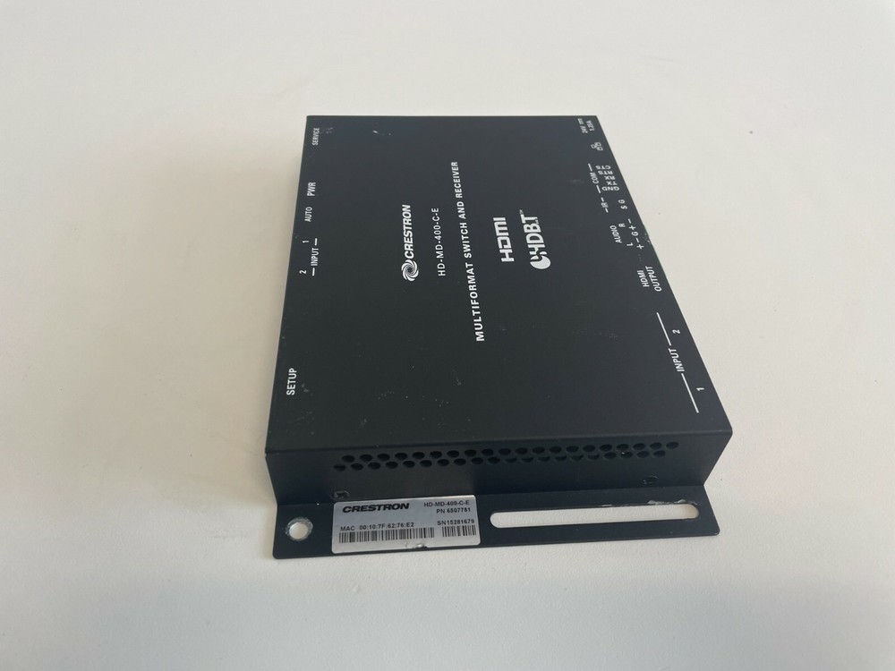 Shelf5: Crestron HD-MD-400-C-E Multiformat Switch and Receiver