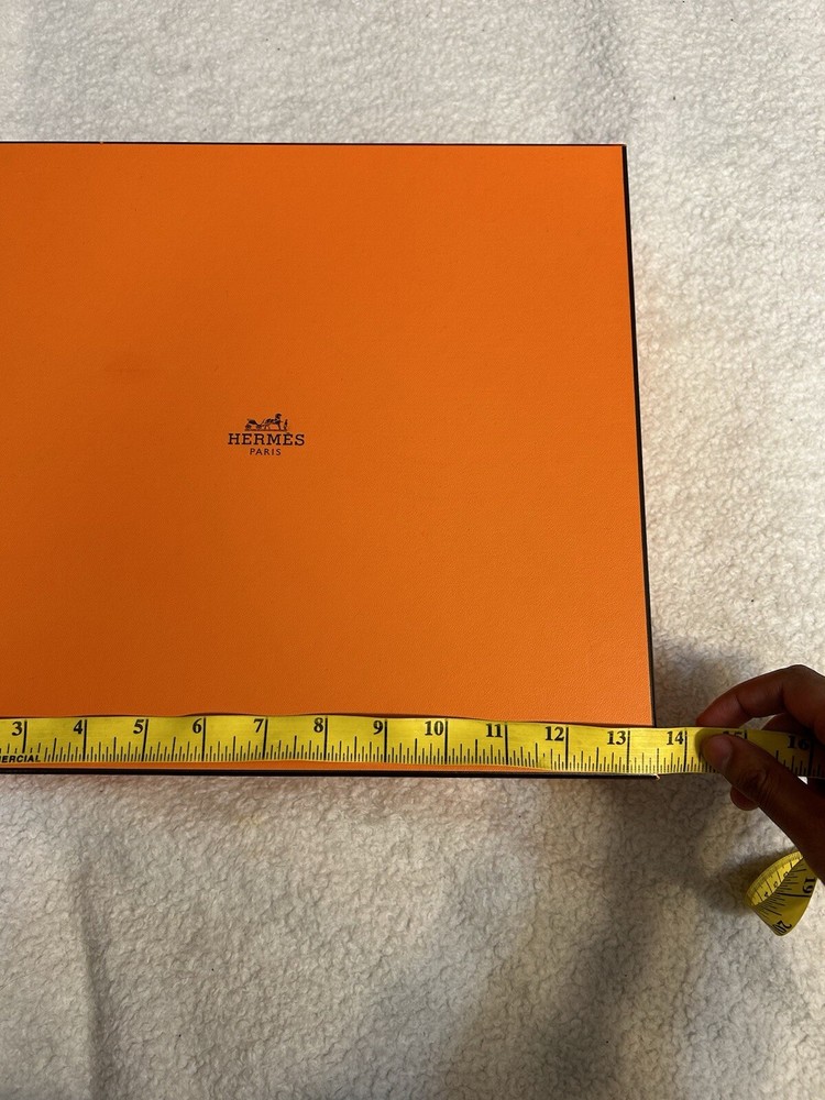 Authentic Hermès Empty Orange Gift Box Set (3 Boxes)