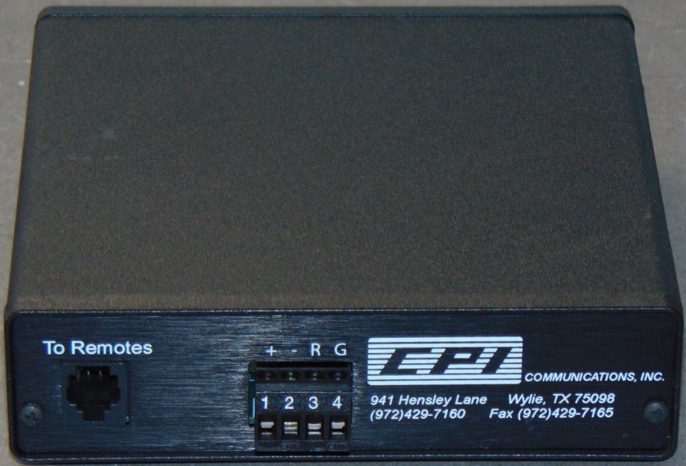 CPI Communications TTP1(N)-C ICM Single Frequency Tone Panel Termination TTP1