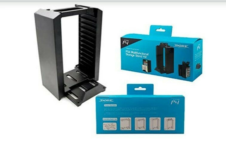 DOBE PS4/Slim, Multi-Functional storage Stand Kit