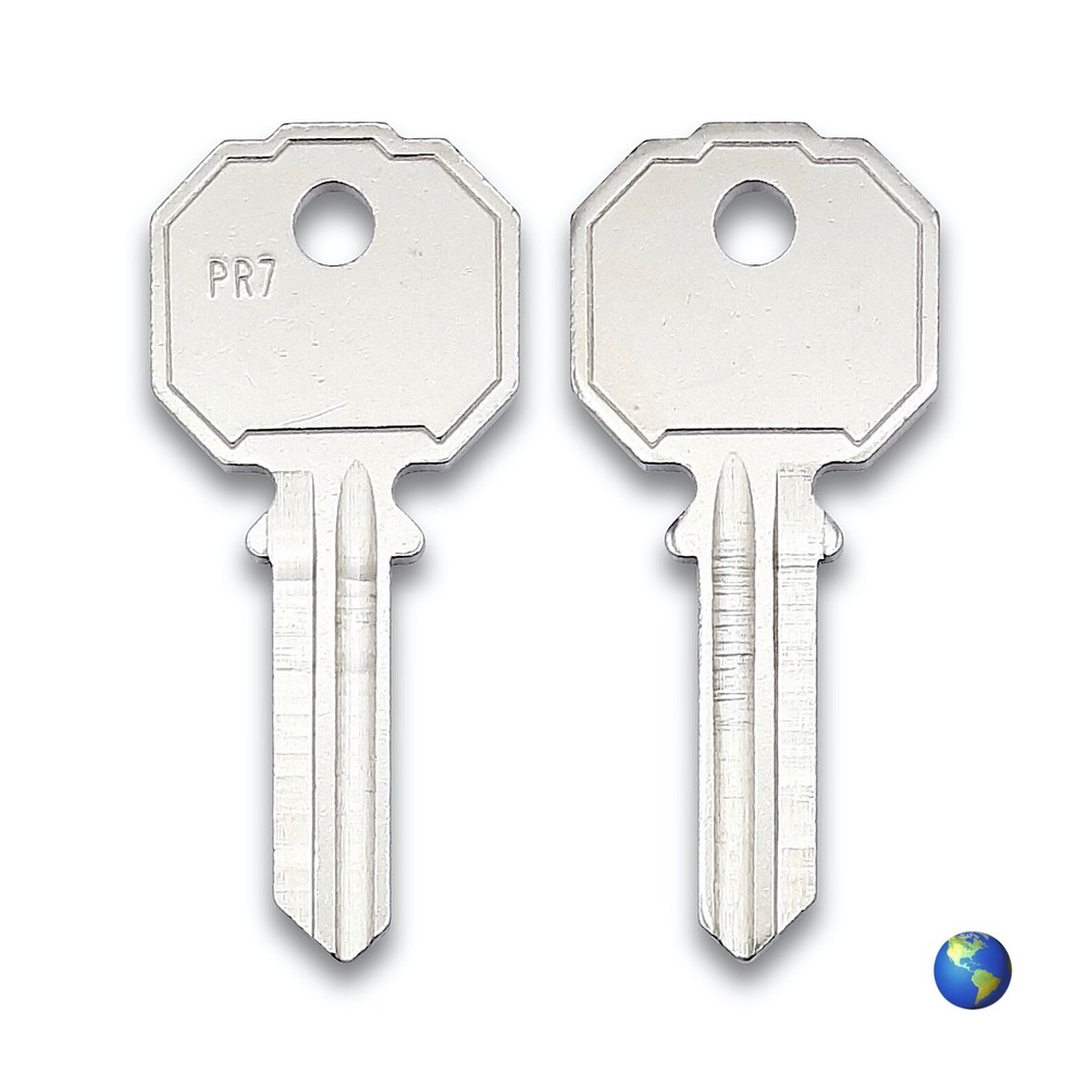 PR7 (PR91C) Key Blanks for Various Shutter Locks by PREFER (1 Key)