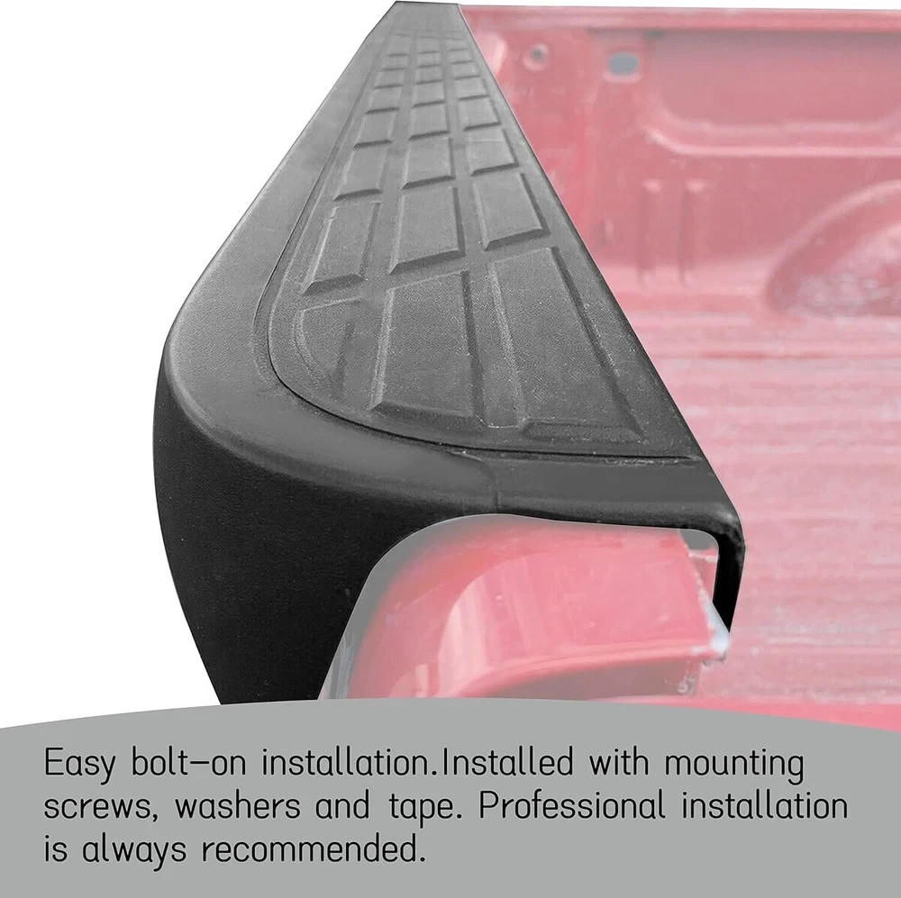 Tailgate Cap Top Protector Molding Spoiler Cover for 2007-2013 Chevy GMC Silvera