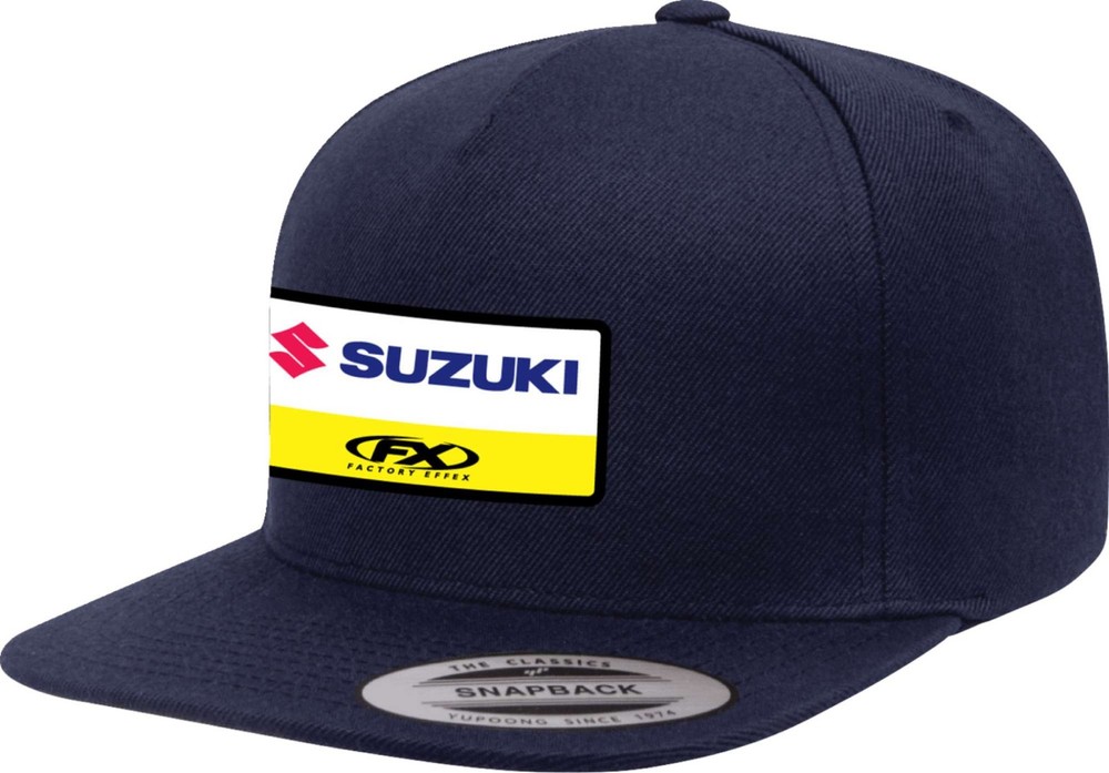Factory Effex Suzuki Victory Snapback Hat Royal Blue