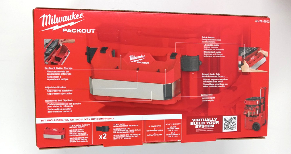 Milwaukee 48-22-8602 PACKOUT Tool Box Caddy Attachment