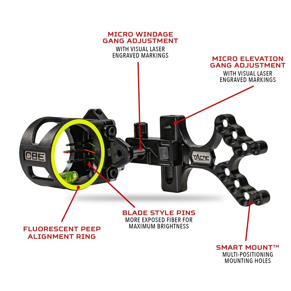 CBE Tactic Sight 3 P", Black