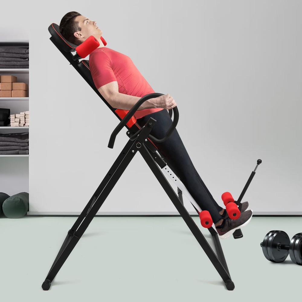 4Gear Inversion Table Load 150kg Strength Training Equipment Hang Exercise Bench