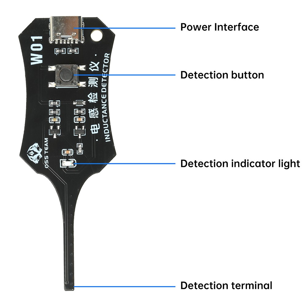 Inductance Detector PC Repair Electromagnetic Induction Quick Fault Check Type C