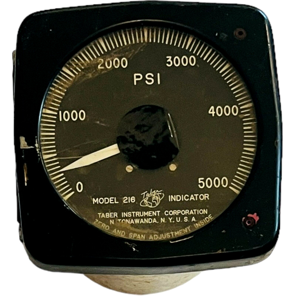 Taber PSI Indicator Model 216 - Aviation Part
