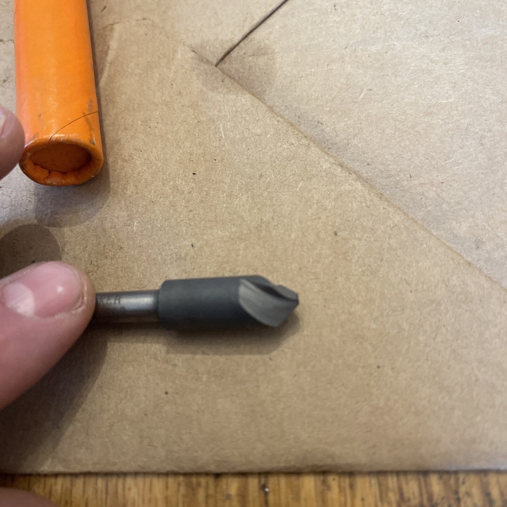 Brubaker 3 Flute 90 Degree Countersink 3/8” Diameter Used