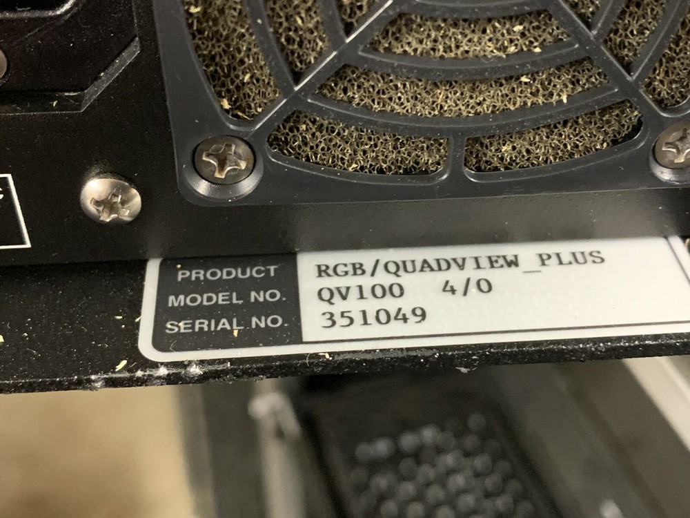 RGB Spectrum Quadview Plus QV100 4/0 - Powers Up
