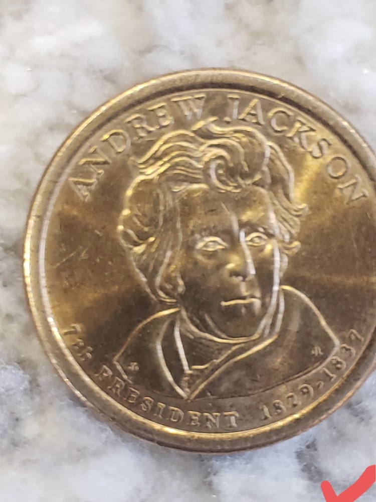 President Andrew Jackson One Dollar Coin