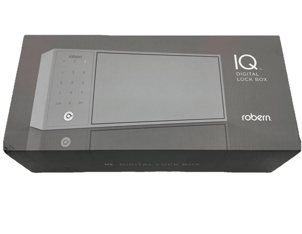 Robern IQ Digital Lock Box Safe Secure Storage for Meds & Valuables