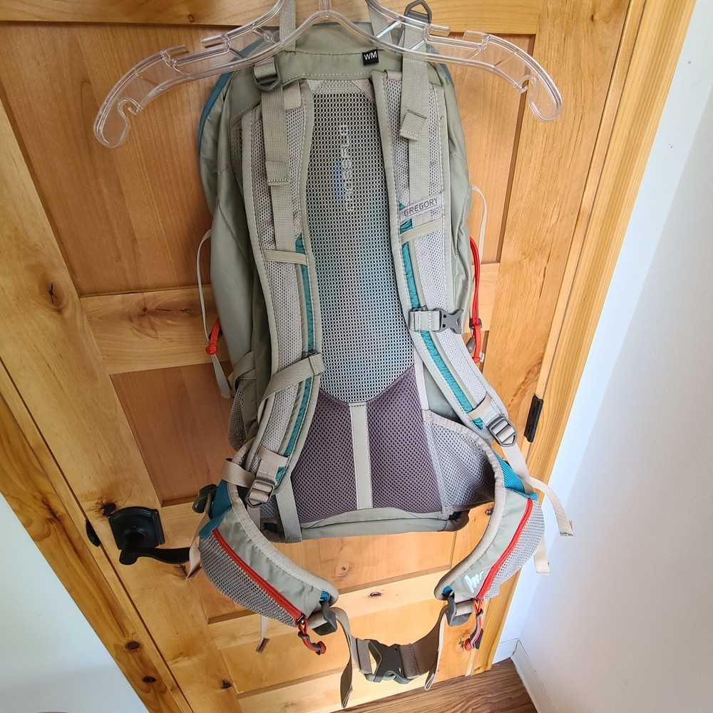 Gregory Jade 28 Womens Medium Teal Gray Nylon Hiking Backpack Day Pack Gorpcore