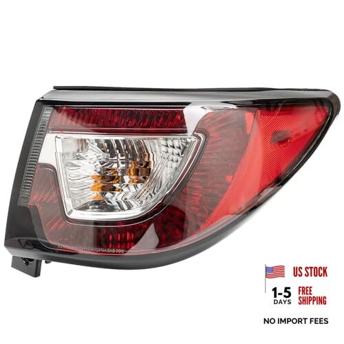 Tail Light Assembly Compatible With 2013-2017 Chevy Right Passenger Side