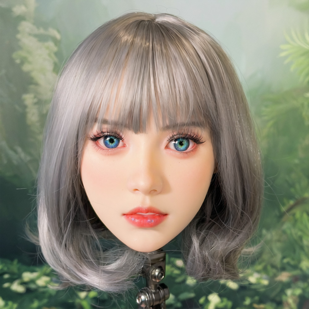 Advanced Makeup Practice Mannequin Head with M16 Interface, Built-in Skull, Deta