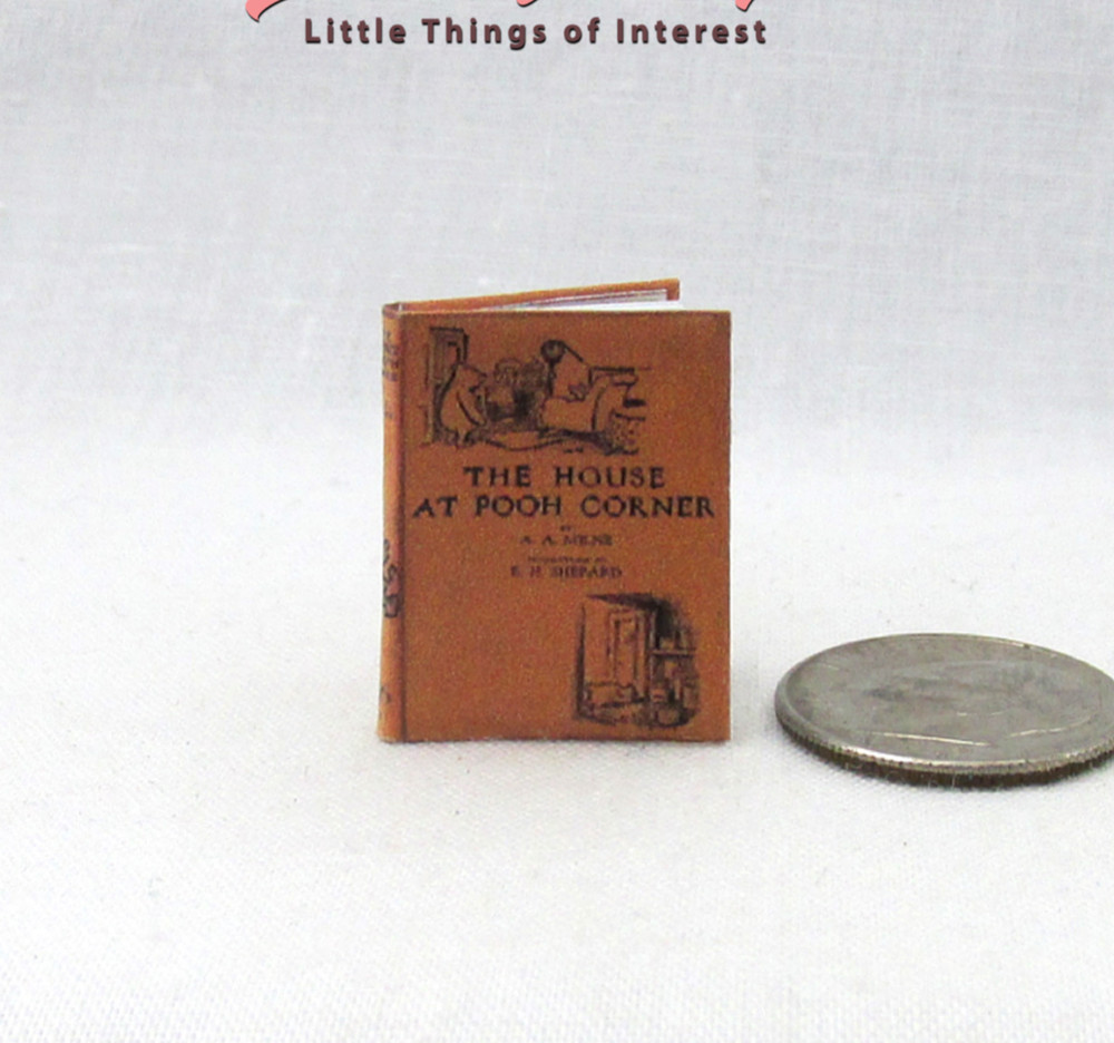 THE HOUSE AT POOH CORNER 1:12 Scale Miniature Readable Illustrated Book