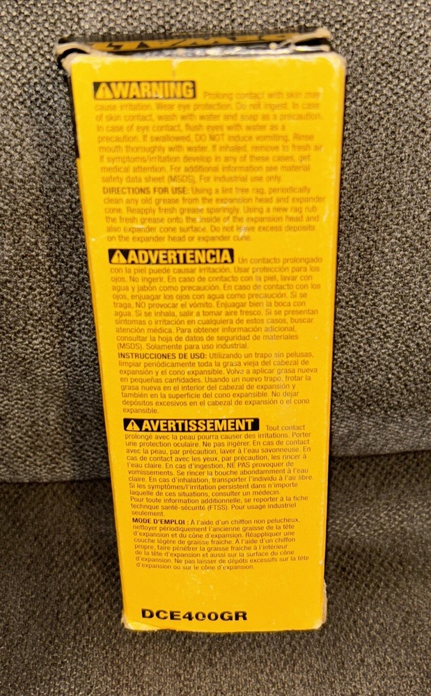 DEWALT PEX 2.04-oz Expander Grease Model#DCE400GR