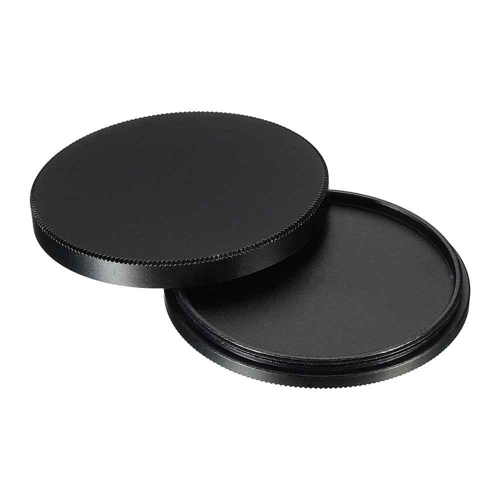 49mm Lens Filter Stack Cap Aluminum Alloy Circular Filter Stacks Black