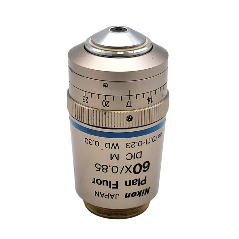 Nikon Microscope Objective Plan Fluor 60x DIC M ∞/0.11-0.23 WD 0.30