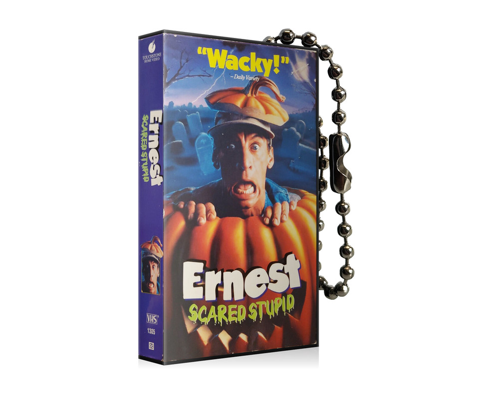 Ernest Scared Stupid VHS Keychain