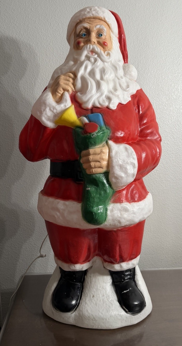 Vintage Empire Santa Claus 40" Blow Mold Lighted