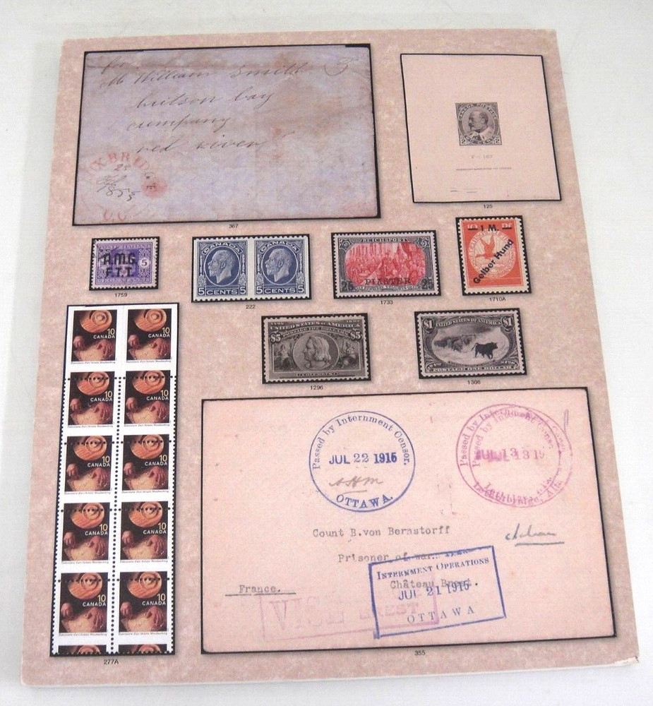 Firby Stamp Auction Catalog 2007 ASTOC Medallion Issue WWI Internment Camps