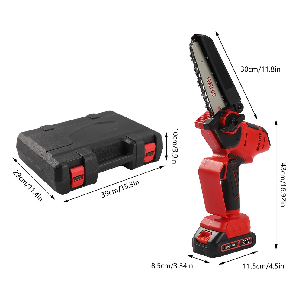 Handheld Electric Compact Chainsaw for Bamboo Forest Cutting Tree Trimming US