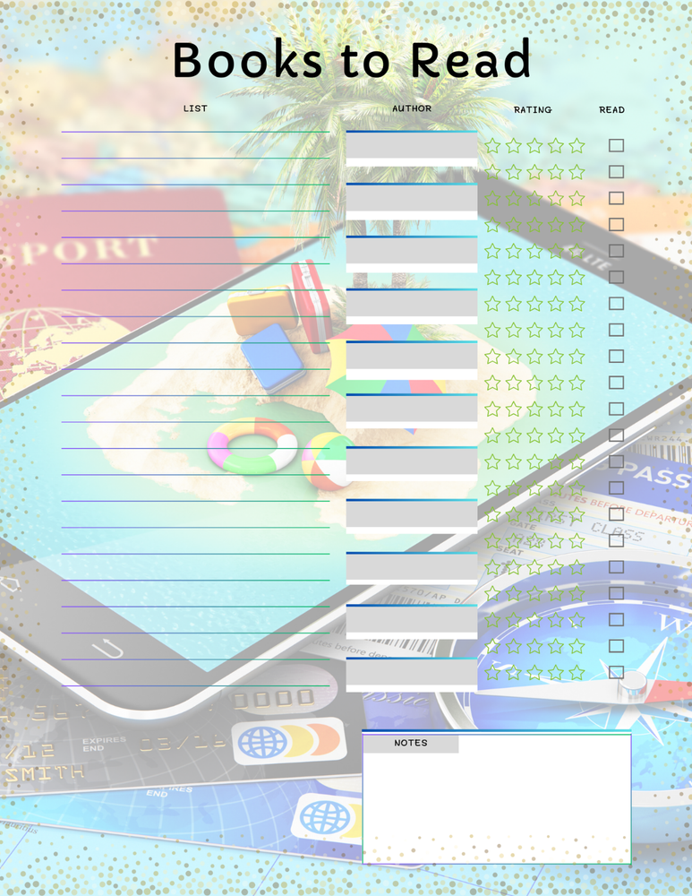 Vacation Time Daily Planner & Grateful Themed Journal