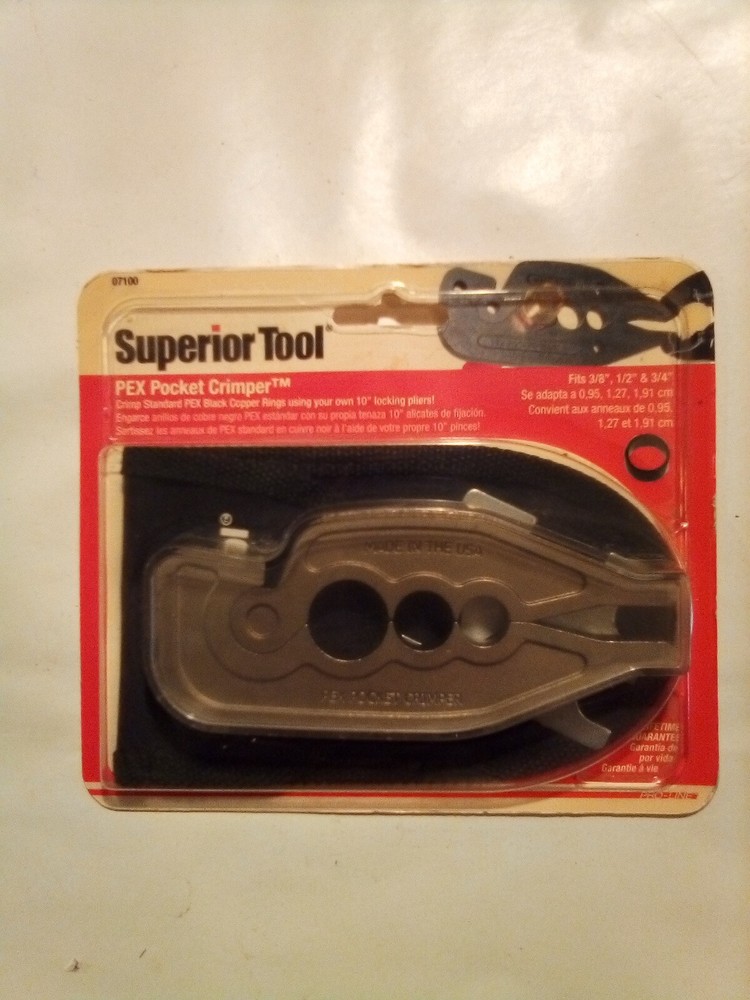 Superior Tool PEX Pocket Crimper #07100